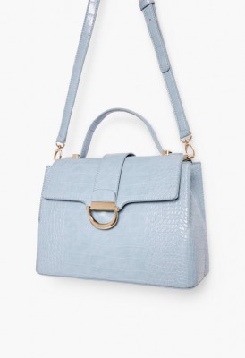 L. Renewed Vintage Satchel - Light Blue