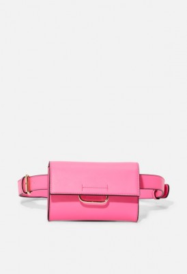 L. Structured Belt Bag - Neon Pink