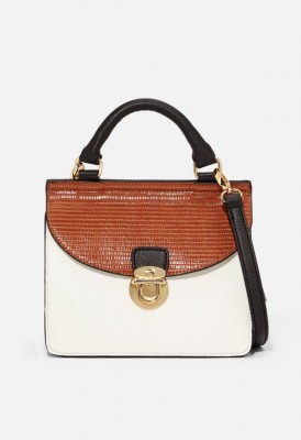 L. Mini Lady Satchel - Black/Cognac/Bone