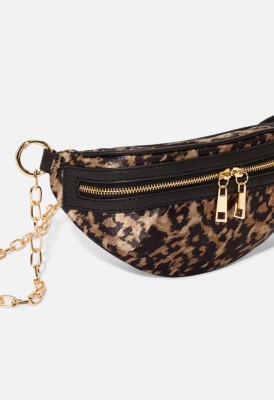 L. Rounded Out Belt Bag - Leopard