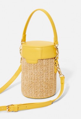 L. Summer Cantina Crossbody Bag - Yellow