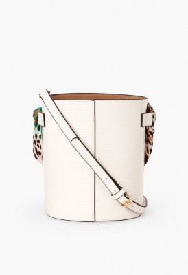 L. Laguna Beach Bucket Bag - White